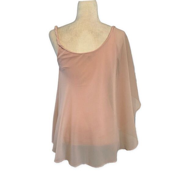 Bebe Solid Baby Pink Flowy Tank Top Xs - Picture 2 of 4